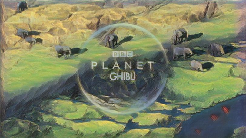 planet earth scene styled with parameter values up to eleven